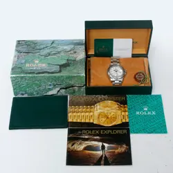 ROLEX 16570 POLAR EXPLORER II MEN'S STAINLESS WATCH ROLEX FACT. WAR. APR/2027