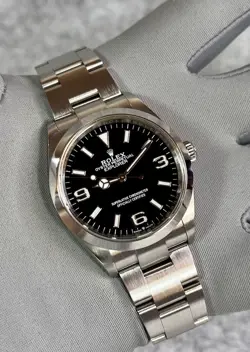 ROLEX 124270 EXPLORER 36MM BLACK DIAL 2022 FULL SET WATCH WARRANTY TILL 2027