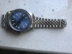 ROLEX DATE JUST STEEL REF. 1603 VINTAGE ORIGINAL BLUE DIAL