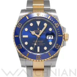 USED ROLEX SUBMARINER DATE 116613LB BLUE CASE: 40×40MM MEN'S WATCH #1011015