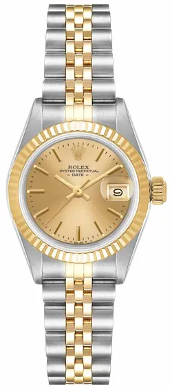 ROLEX LADY-DATEJUST CHAMPAGNE DIAL JUBILEE WOMEN'S TWO-TONE 26MM WATCH 6917