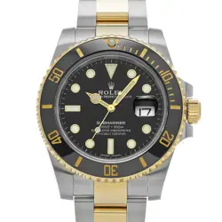 ROLEX SUBMARINER DATE 116613LN BLACK WATCH 663528