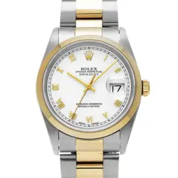 ROLEX DATEJUST 16203 WHITE WATCH 656412
