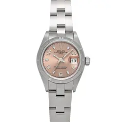 ROLEX OYSTER PERPETUAL DATE 79190 PINK WATCH 655856