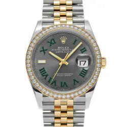 ROLEX DATEJUST 36 126283RBR SLATE WATCH 658268