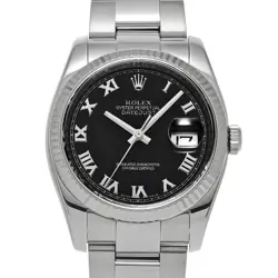 ROLEX DATEJUST 116234 BLACK WATCH 616916