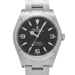 ROLEX EXPLORER 214270 BLACK WATCH 670660