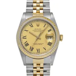 ROLEX DATEJUST 16233 CHAMPAGNE WATCH 668034