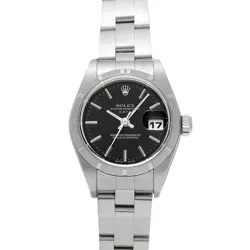 ROLEX OYSTER PERPETUAL DATE 79190 BLACK WATCH 670258