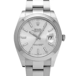 ROLEX DATEJUST 41 126300 SILVER WATCH 671999