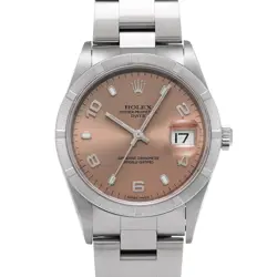ROLEX OYSTER PERPETUAL DATE 15210 PINK WATCH 663583