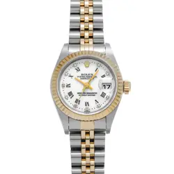 ROLEX DATEJUST 79173G WHITE/DIAMOND WATCH 671362