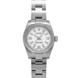 ROLEX OYSTER PERPETUAL 26 176234 WHITE WATCH 656816