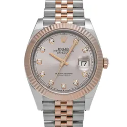 ROLEX DATEJUST 41 126331G SUNDUST/DIAMOND WATCH 665302