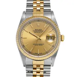 ROLEX DATEJUST 16233 CHAMPAGNE WATCH 647829