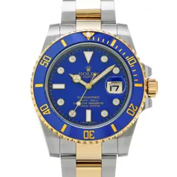 ROLEX SUBMARINER DATE 116613LB BLUE WATCH 660266