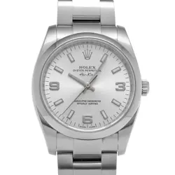 ROLEX AIR-KING 114200 SILVER WATCH 663680