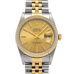 ROLEX DATEJUST 16233 CHAMPAGNE WATCH 661937