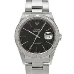 ROLEX DATEJUST THUNDERBIRD 16264 BLACK WATCH 663964