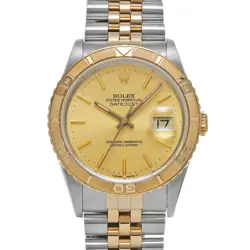 ROLEX DATEJUST THUNDERBIRD 16263 CHAMPAGNE WATCH 662984