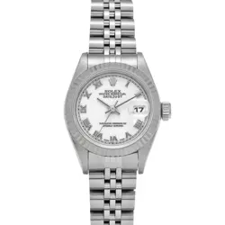 ROLEX DATEJUST 69174 WHITE WATCH 663537