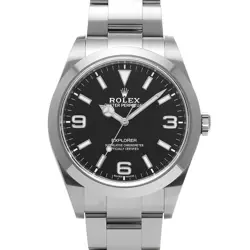 ROLEX EXPLORER 214270 BLACK WATCH 663625