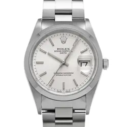 ROLEX OYSTER PERPETUAL DATE 15200 SILVER WATCH 659533