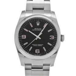ROLEX OYSTER PERPETUAL 36 116000 BLACK WATCH 669135