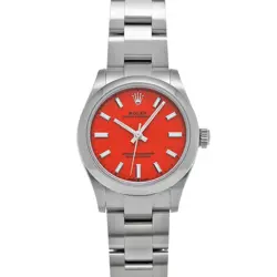 ROLEX OYSTER PERPETUAL 31 277200 CORAL RED WATCH 669769