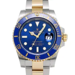 ROLEX SUBMARINER DATE 116613LB BLUE WATCH 668796