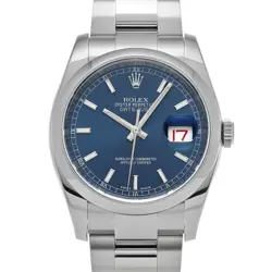 ROLEX DATEJUST 116200 BLUE WATCH 667190