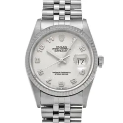 ROLEX DATEJUST 16234 IVORY COMPUTER WATCH 667257