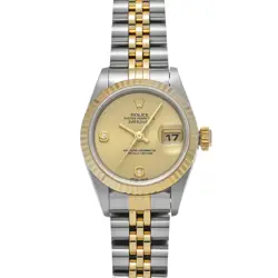 ROLEX DATEJUST 69173 2BR CHAMPAGNE/DIAMOND WATCH 667818
