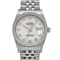 ROLEX DATEJUST 16234 IVORY COMPUTER WATCH 667258