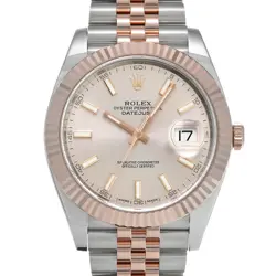 ROLEX DATEJUST 41 126331G SUNDUST/DIAMOND WATCH 663613