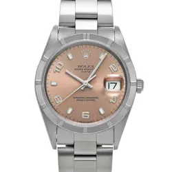 ROLEX OYSTER PERPETUAL DATE 15210 PINK WATCH 663703
