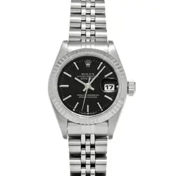 ROLEX DATEJUST 69174 BLACK WATCH 654040