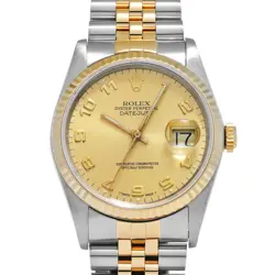 ROLEX DATEJUST 16233 CHAMPAGNE WATCH 654061