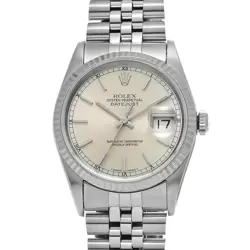 ROLEX DATEJUST 16234 SILVER WATCH 651674