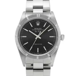 ROLEX AIR-KING 14010 BLACK WATCH 648540