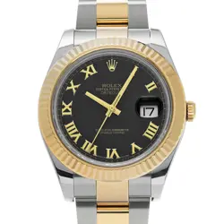 ROLEX DATEJUSTII 116333 BLACK WATCH 669791