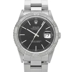 ROLEX DATEJUST THUNDERBIRD 16264 BLACK WATCH 669169