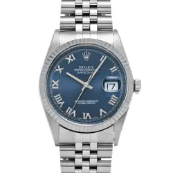 ROLEX DATEJUST 16234 BLUE WATCH 665669
