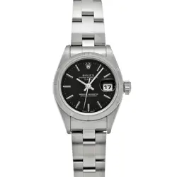 ROLEX OYSTER PERPETUAL DATE 79190 BLACK WATCH 669171