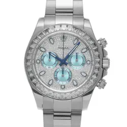 ROLEX COSMOGRAPH DAYTONA 116576TBR ICE BLUE/DIAMOND WATCH 651728