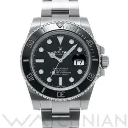 USED ROLEX SUBMARINER DATE 116610LN BLACK CASE: 40×40MM MEN'S WATCH #1015015