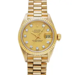 ROLEX DATEJUST 69178G CHAMPAGNE/DIAMOND WATCH 668987