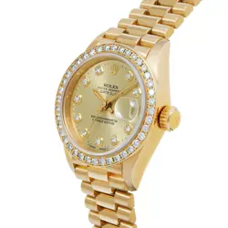 69138G CHAMPAGNE/DIAMOND WATCH
