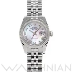 USED ROLEX DATEJUST 179174NR WHITE CASE: 26×26MM LADIES WATCH #101315