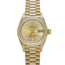 ROLEX DATEJUST 69178G CHAMPAGNE/MILLIARD DIAMOND WATCH 665133